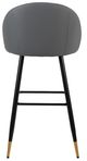 New Classic® Home Furnishings Oliver Black/Gray Bar Stool-5