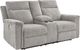 Causeuse inclinable électrique avec console de Signature Design by Ashley® Barnsana - Cendre-0