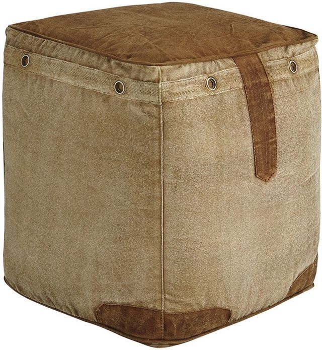Signature Design by Ashley® Cinnamon Natural Pouf-0
