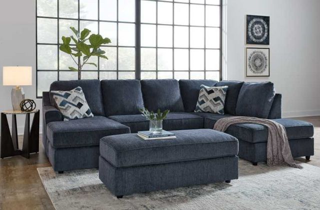 Signature Design by Ashley® Albar Place 2-Piece Cobalt Right-Arm Facing Sectional and Chaise-3