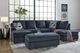 Signature Design by Ashley® Albar Place 2-Piece Cobalt Right-Arm Facing Sectional and Chaise-3