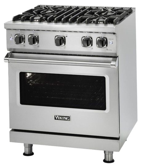 Viking® 30'' Blush Sealed Burner Pro Style Gas Range-2