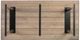 Armen Living Turin Rustic Oak Wood Dining Table-3