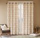 Olliix by Madison Park Brooklyn Spice 20x20" Metallic Geo Embroidered Pillow Pair-3