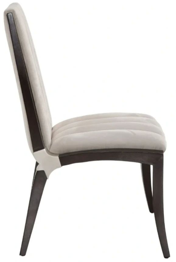 Michael Amini® Paris Chic Beige/Espresso Side Chair-3