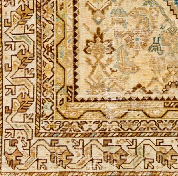 Surya Antique One of a Kind Brown 5'x13' Area Rug-1