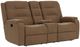 Flexsteel® Arlo Chocolate Reclining Loveseat with Console-0
