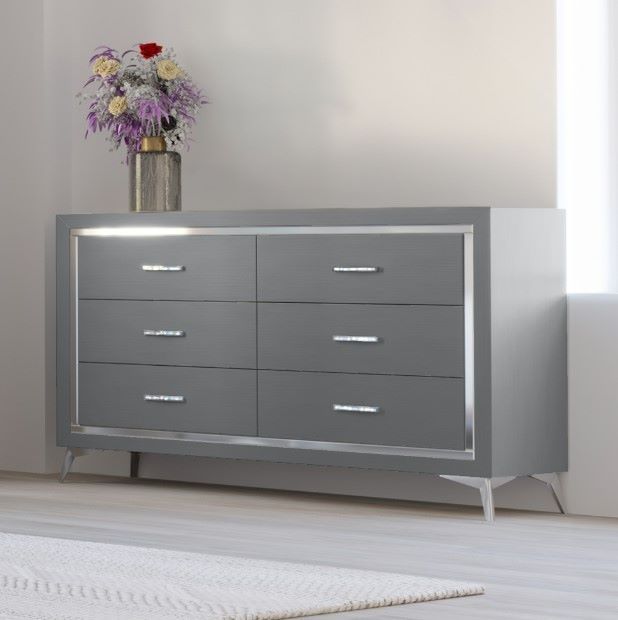 New Classic® Home Furnishings Huxley Gray Dresser-1