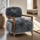 Furniture of America® Eramo Charcoal Gray Accent Chair-1