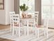 Signature Design by Ashley® Gesthaven 5-Piece Natural/White Dining Table Set-3