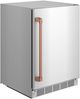Thor Kitchen Gordon Ramsay Series 24” 5 Cu. Ft. Stainless Steel Built-In Undercounter Outdoor Beverage Cooler with Rose Gold Handle-5