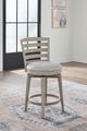 American Woodcrafters Heritage Coast Sea Oat Swivel Counter Stool-1