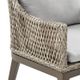 Armen Living Grenada 7-Piece Brown/Gray Aluminum/Rattan Outdoor Dining Set-3
