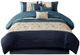 Olliix by Madison Park Serene 7 Piece Navy California King Embroidered Comforter Set-0