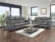 Affordable Furniture 1500 Telluride Charcoal Manual Reclining Loveseat-1