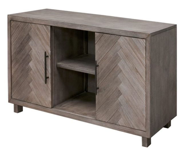 Martin Furniture Palisades Brushed gray 60″ TV Console-0