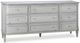 Century® Madeline Worn Light Grey Dresser-0