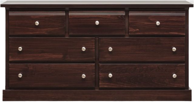 Mako Wood Furniture Soho Brown 7-Drawer Dresser-1