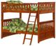 Night & Day Furniture™ Spices Bedroom Cherry Ginger Full over Full Bunk Bed-0
