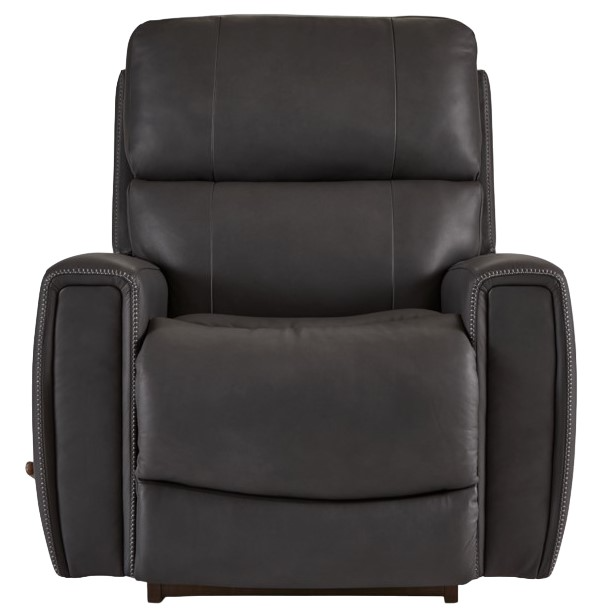 La-Z-Boy® Apollo Slate Leather Manual Rocking Recliner