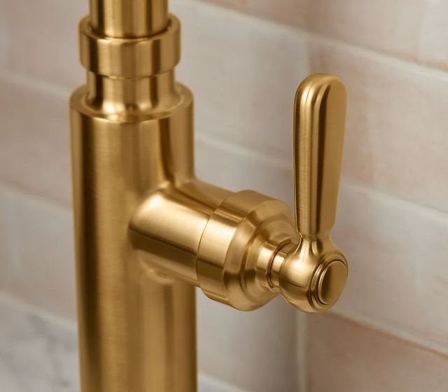 KOHLER® Edalyn™ by Studio McGee Polished Chrome Kitchen Sink Faucet with Three-Function Sprayhead-3