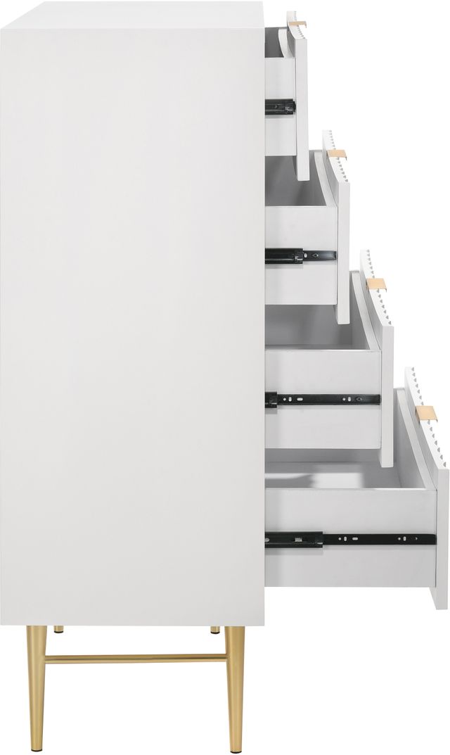 Meridian Furniture Modernist White Gloss Chest-3