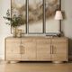 Uttermost® Evanston Natural Oak 4-Door Cabinet-2
