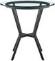 Armen Living Naomi and Lorin 4-Piece Black/Clear/Gray Counter Dining Set-3