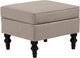 Best® Home Furnishings Customizable F42 Ottoman with Espresso Legs-0