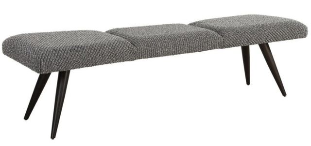 Uttermost® Bowtie Charcoal Accent Bench-0