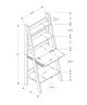 Monarch Specialties Inc. 61"H Espresso Ladder Style Computer Desk-2