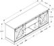 Monarch Specialties Inc. Dark Taupe TV Stand-3