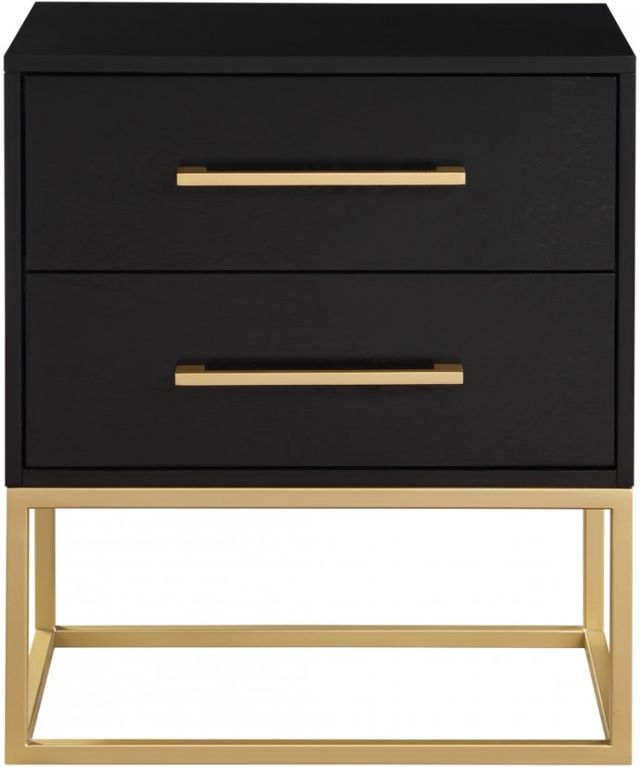 Meridian Furniture Maxine Black Nightstand-1