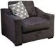 Signature Design by Ashley® Wryenlynn Onyx Chair and a Half-0