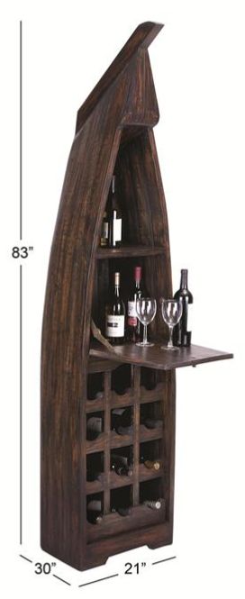 Deco Marche Brown Wine Rack-2