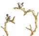 A & B Home Tree Gold 3-Tiers Shelf -3