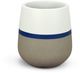 Le Present Belly Half/Half White And Blue 18" Planter-0