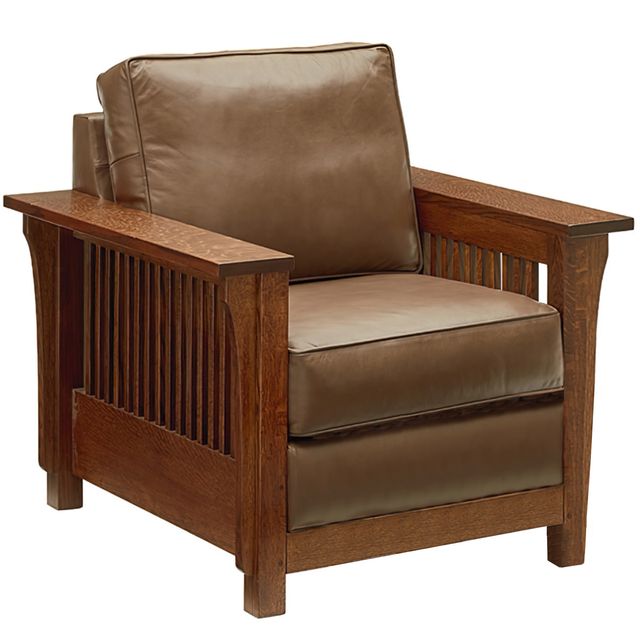 Fusion Designs Customizable Bungalow Mission Club Chair-0