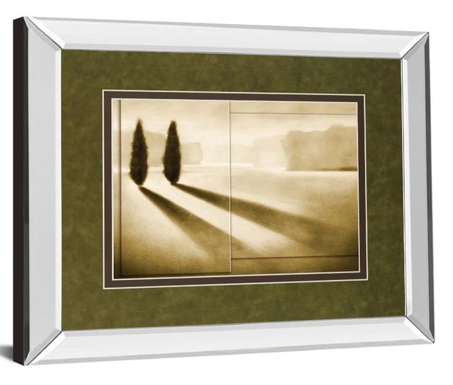 Classy Art Cyprus Eclipse I by Brent Collins Mirror Framed Wall Art-1
