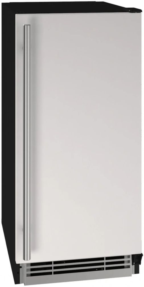 U-Line® 1 Class 15" 25 lb. Stainless Solid Ice Maker-0