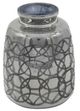 A & B Home Silver Abyss Etched Vase-0