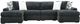 Signature Design by Ashley® Midnight-Madness 4-Piece Gunmetal U-Shape Sectional and Chaise-0