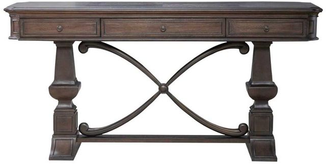 Liberty Furniture Provence Park Chateau Brown Sofa Table-2