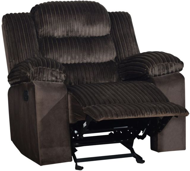 New Classic® Home Furnishings Willow Brown Manual Glider Recliner-3