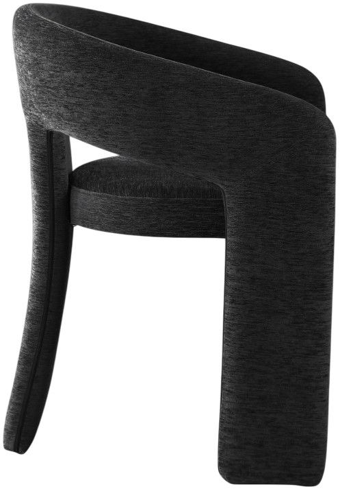 Meridian Furniture Rendition Black Upholstered Dining Chair-3