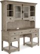 Magnussen Home® Tinley Park Dovetail Grey Desk Base-4