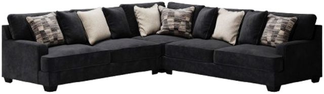 Signature Design by Ashley® Lavernett 3-Piece Charcoal Sectional-0