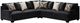 Signature Design by Ashley® Lavernett 3-Piece Charcoal Sectional-0