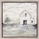 Stylecraft Iowa Barn Beige/Light Gray/Off-White Wall Art-0