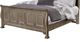 Vaughan-Bassett Woodlands Driftwood Sleigh Queen Footboard-0